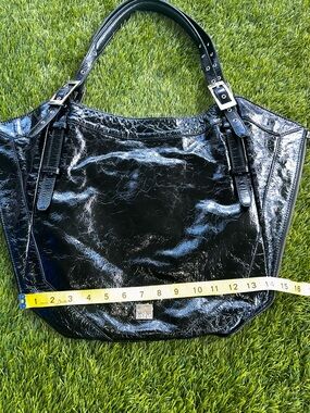 Kooba Black Patent Shoulder Bag